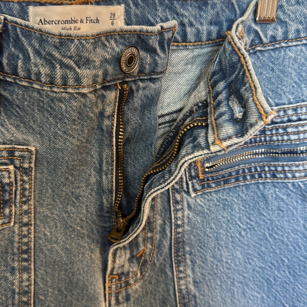 Abercrombie & Fitch Denim Mini Skirt - Picture 3 of 10